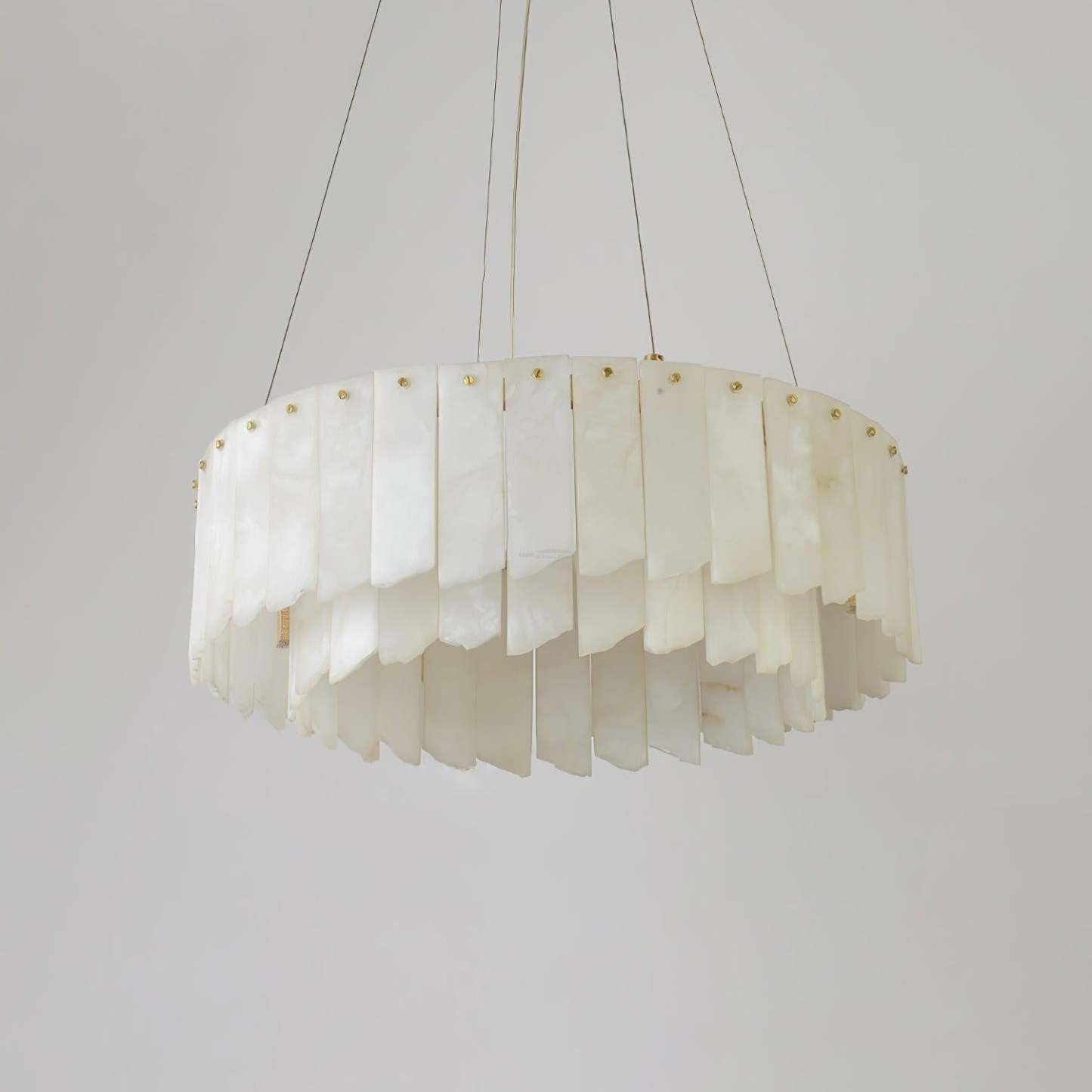 Alabaster Cascade Tiered Chandelier 27.6-winglightingus