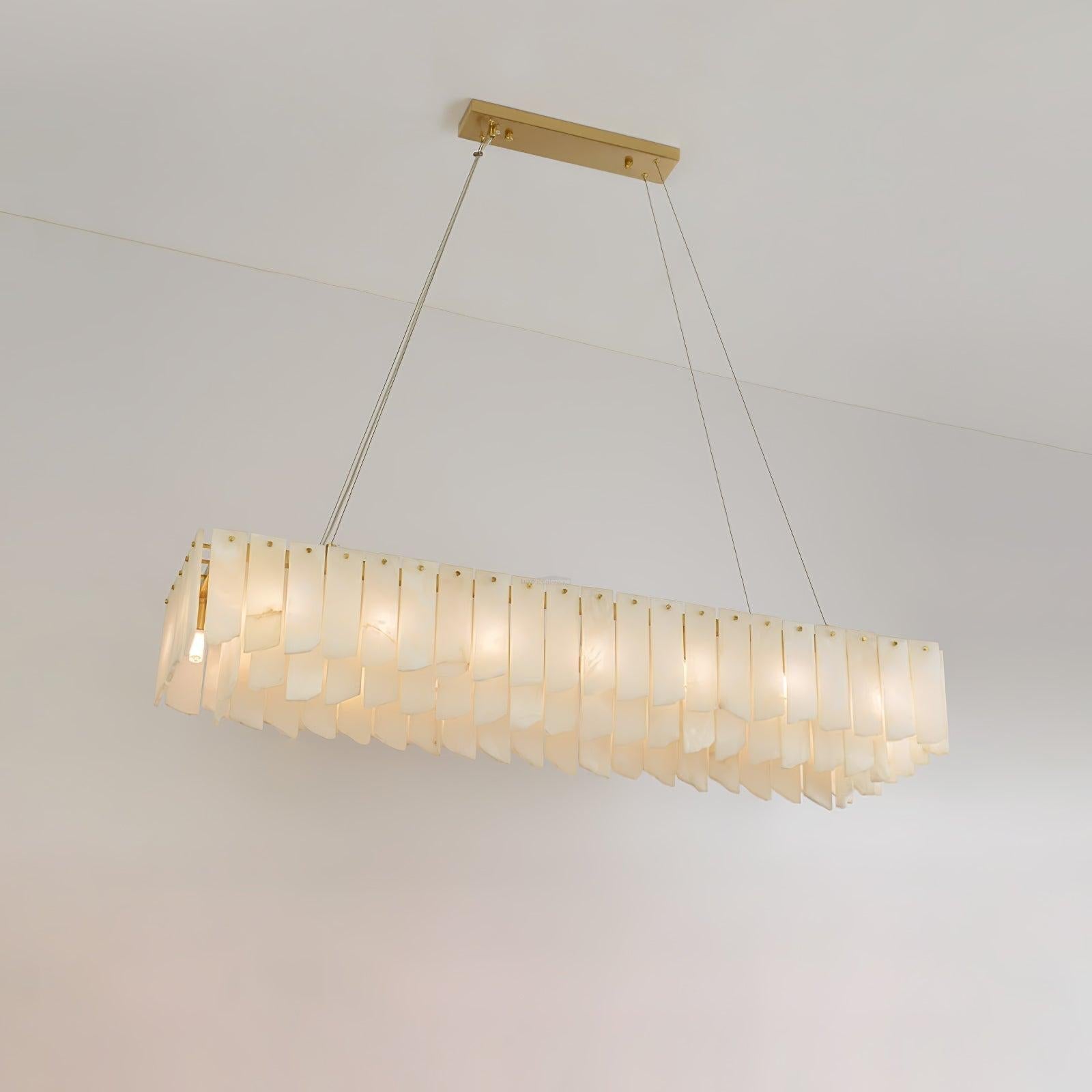 Alabaster Cascade Tiered Chandelier 27.6-winglightingus