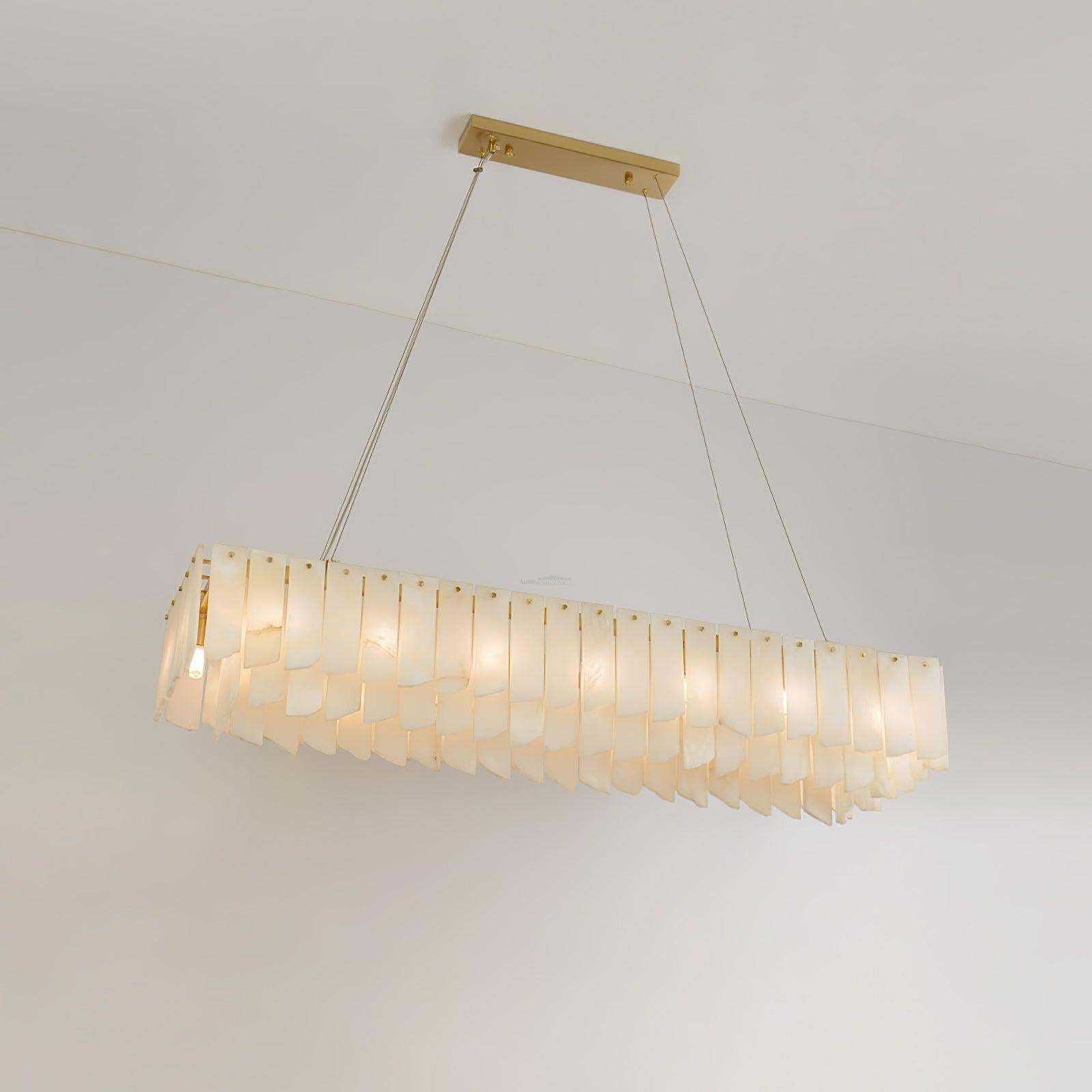 Alabaster Cascade Tiered Chandelier 27.6-winglightingus
