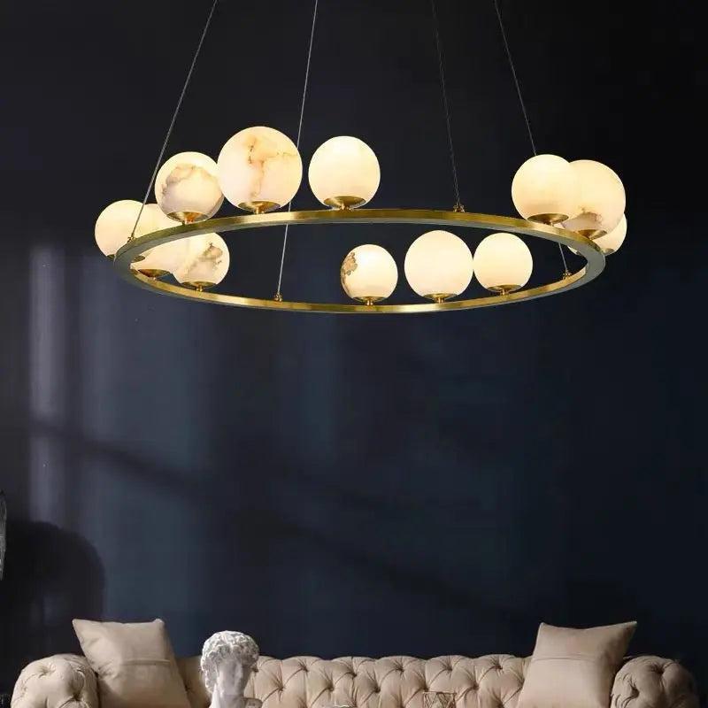 Alabaster Chandeliers Spain Dining Room-31.49"D*47.24"H-winglightingus