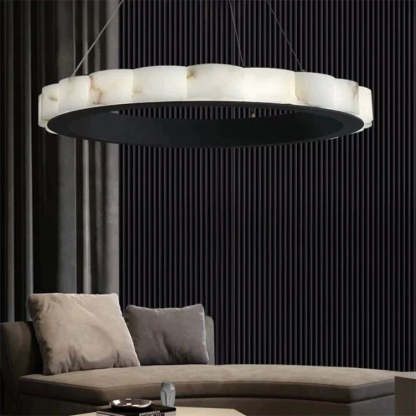Alabaster Cloudy Chandelier-Chandelier-32"-winglightingus