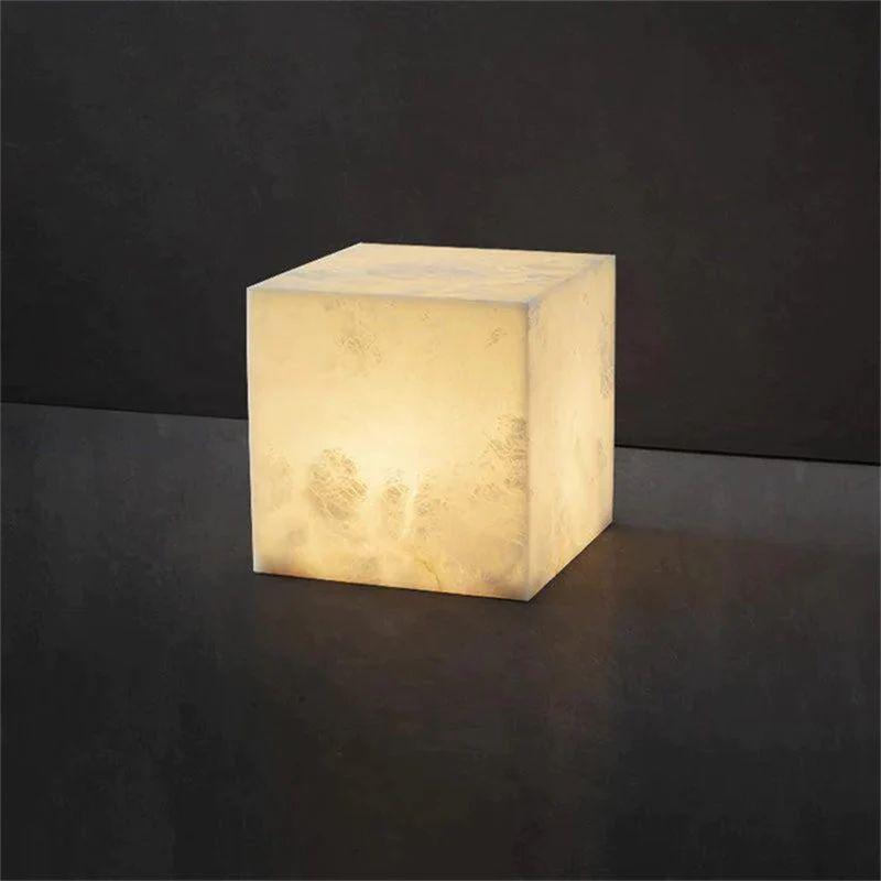 Alabaster Cubic Pendant-Pendant for living room,Pendant for kitchen,Pendant for bathrooms,Pendant for bedrooms,Pendant for foyer,Pendant for stairways,Pendant for dining room-winglightingus