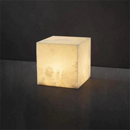 Alabaster Cubic Pendant-Pendant for living room,Pendant for kitchen,Pendant for bathrooms,Pendant for bedrooms,Pendant for foyer,Pendant for stairways,Pendant for dining room-winglightingus