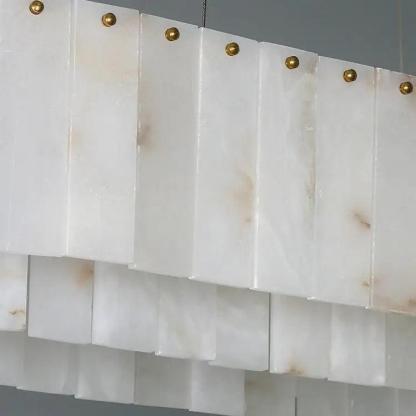 Alabaster Dining Room Round Chandelier Lighting-winglightingus