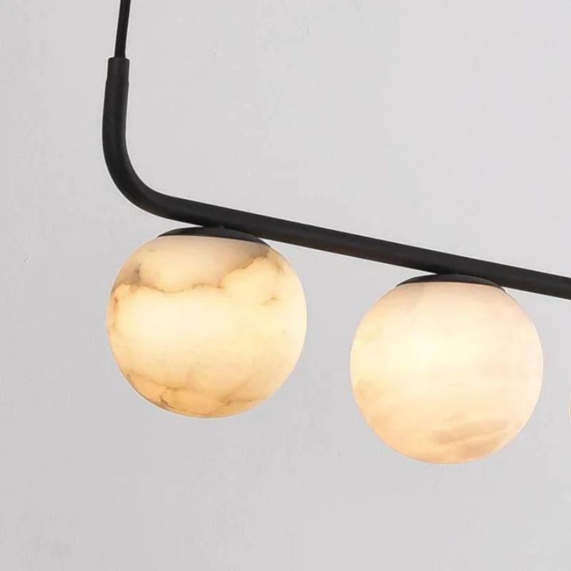Alabaster Global Linear Chandelier 10.2"H-NORMAL-winglightingus