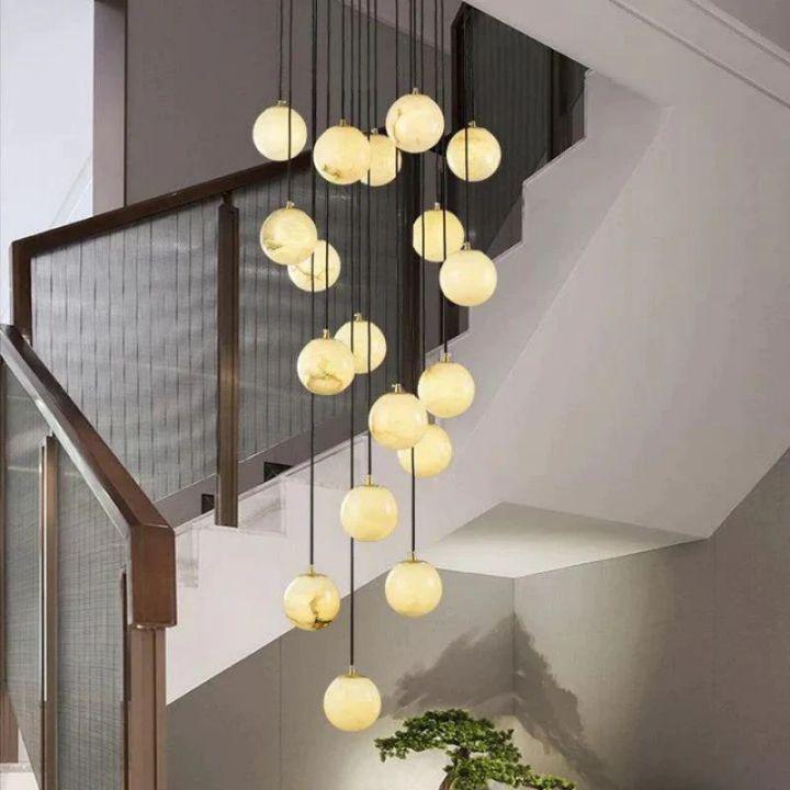 Alabaster Global Wavy Chandelier-chandeliers for dining room,chandeliers for stairways,chandeliers for foyer,chandeliers for bedrooms,chandeliers for kitchen,chandeliers for living room-winglightingus