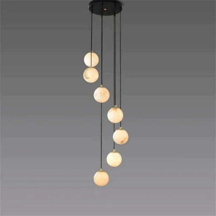 Alabaster Global Wavy Chandelier-chandeliers for dining room,chandeliers for stairways,chandeliers for foyer,chandeliers for bedrooms,chandeliers for kitchen,chandeliers for living room-7 Lights-winglightingus