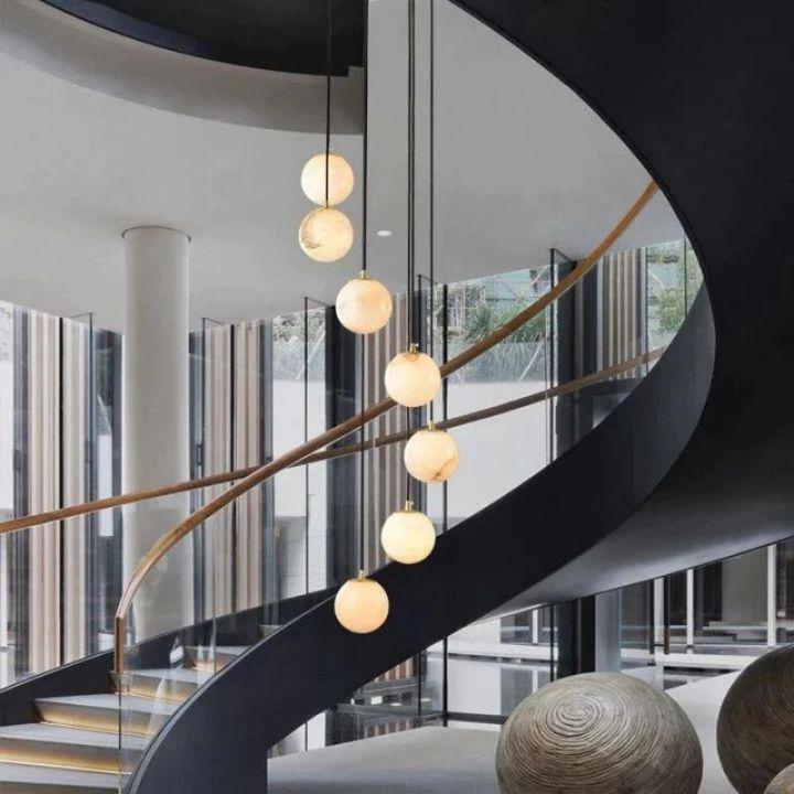 Alabaster Global Wavy Chandelier-chandeliers for dining room,chandeliers for stairways,chandeliers for foyer,chandeliers for bedrooms,chandeliers for kitchen,chandeliers for living room-winglightingus