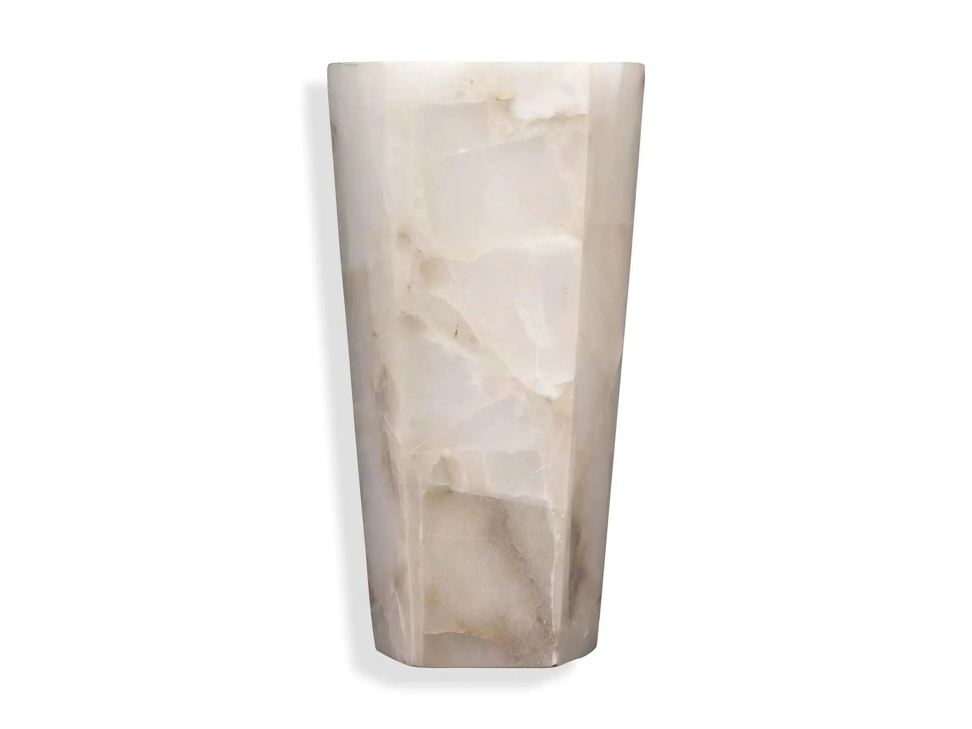 Alabaster Large Hexagonal Sconce - winglightingus