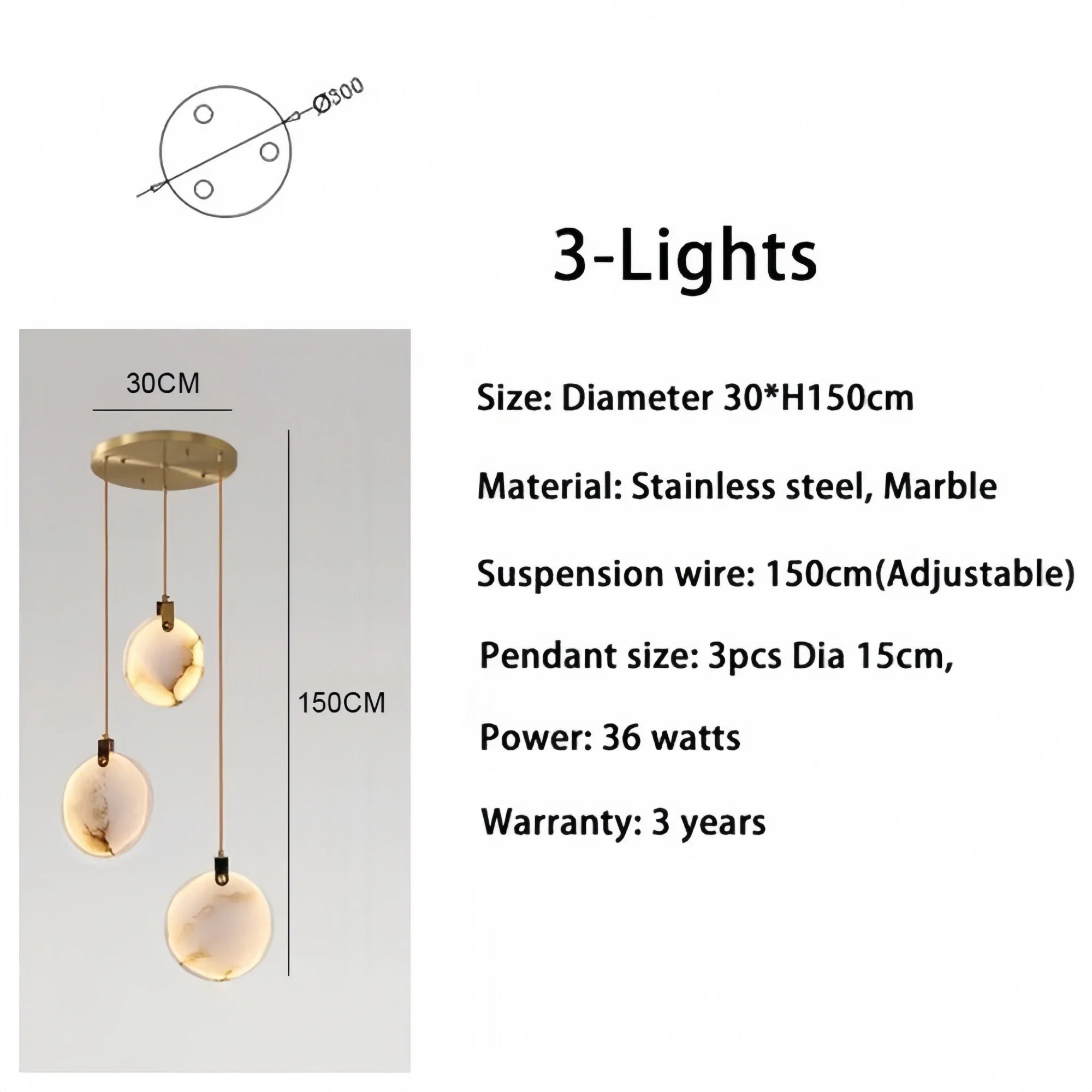 Alabaster Long Staircase Chandelier 5 styles-NORMAL-winglightingus