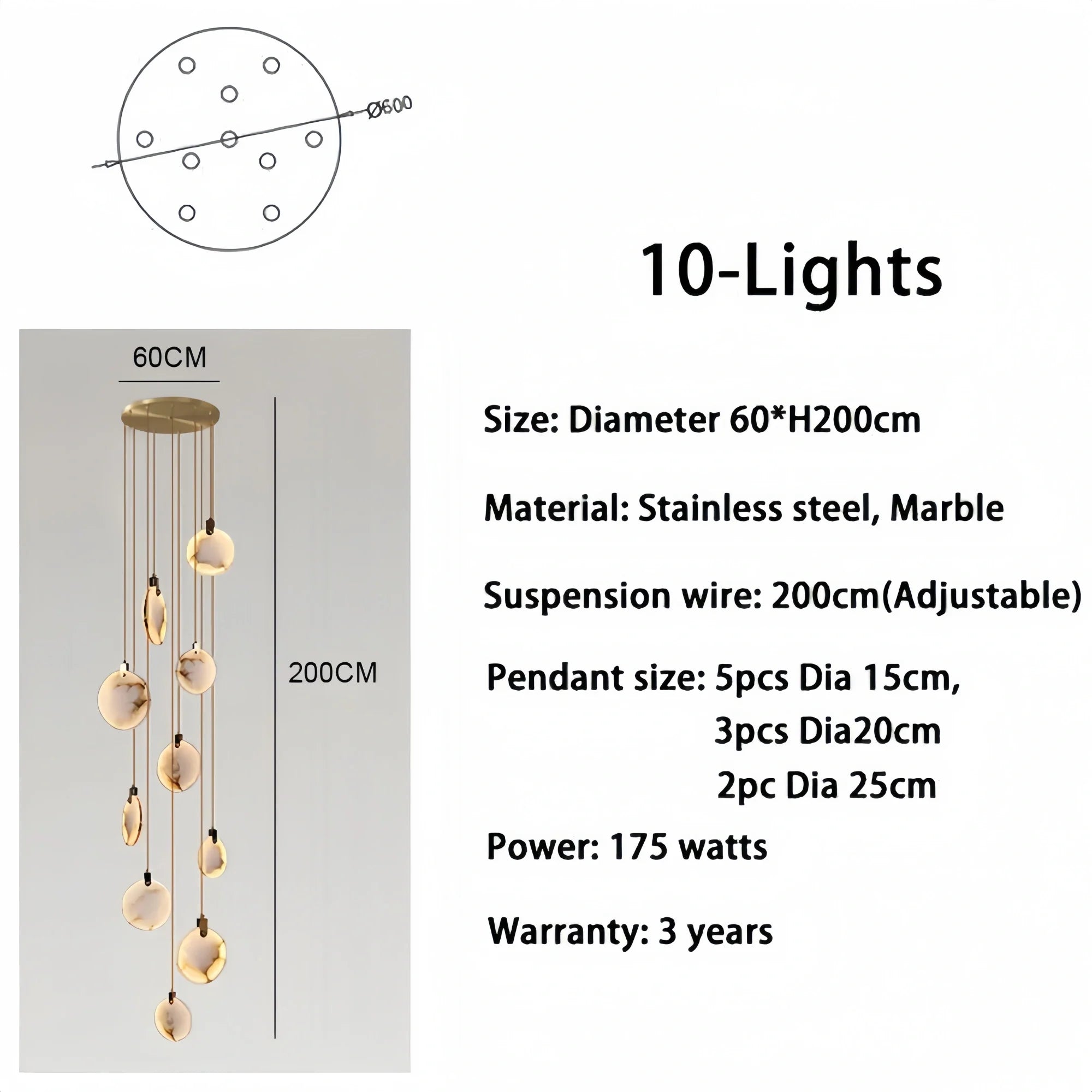 Alabaster Long Staircase Chandelier 5 styles-NORMAL-winglightingus