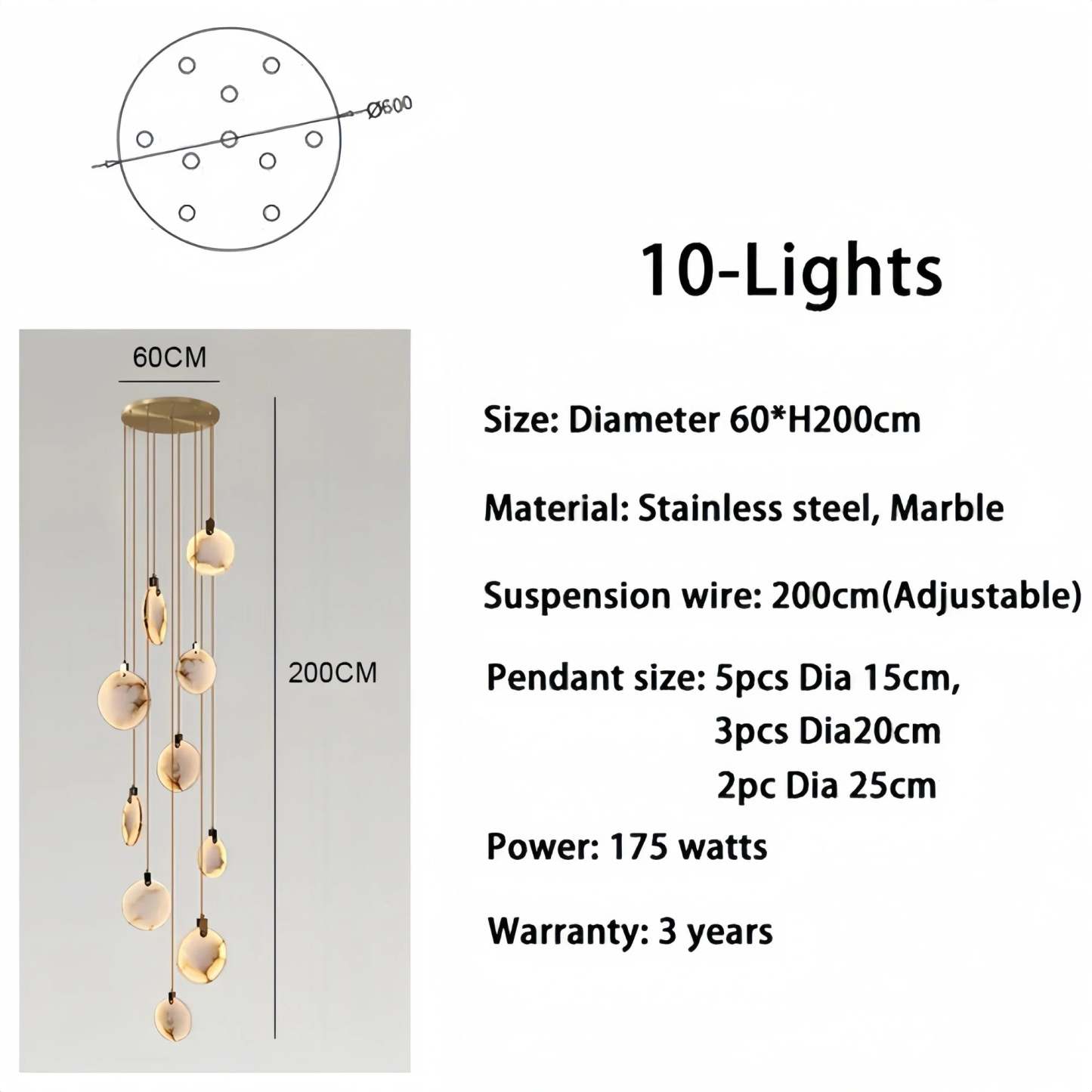 Alabaster Long Staircase Chandelier 5 styles-NORMAL-winglightingus