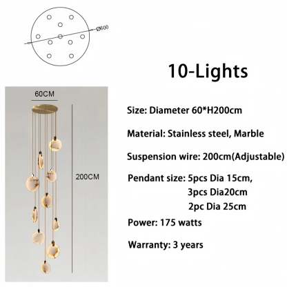 Alabaster Long Staircase Chandelier 5 styles-NORMAL-winglightingus