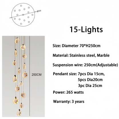 Alabaster Long Staircase Chandelier 5 styles-NORMAL-winglightingus