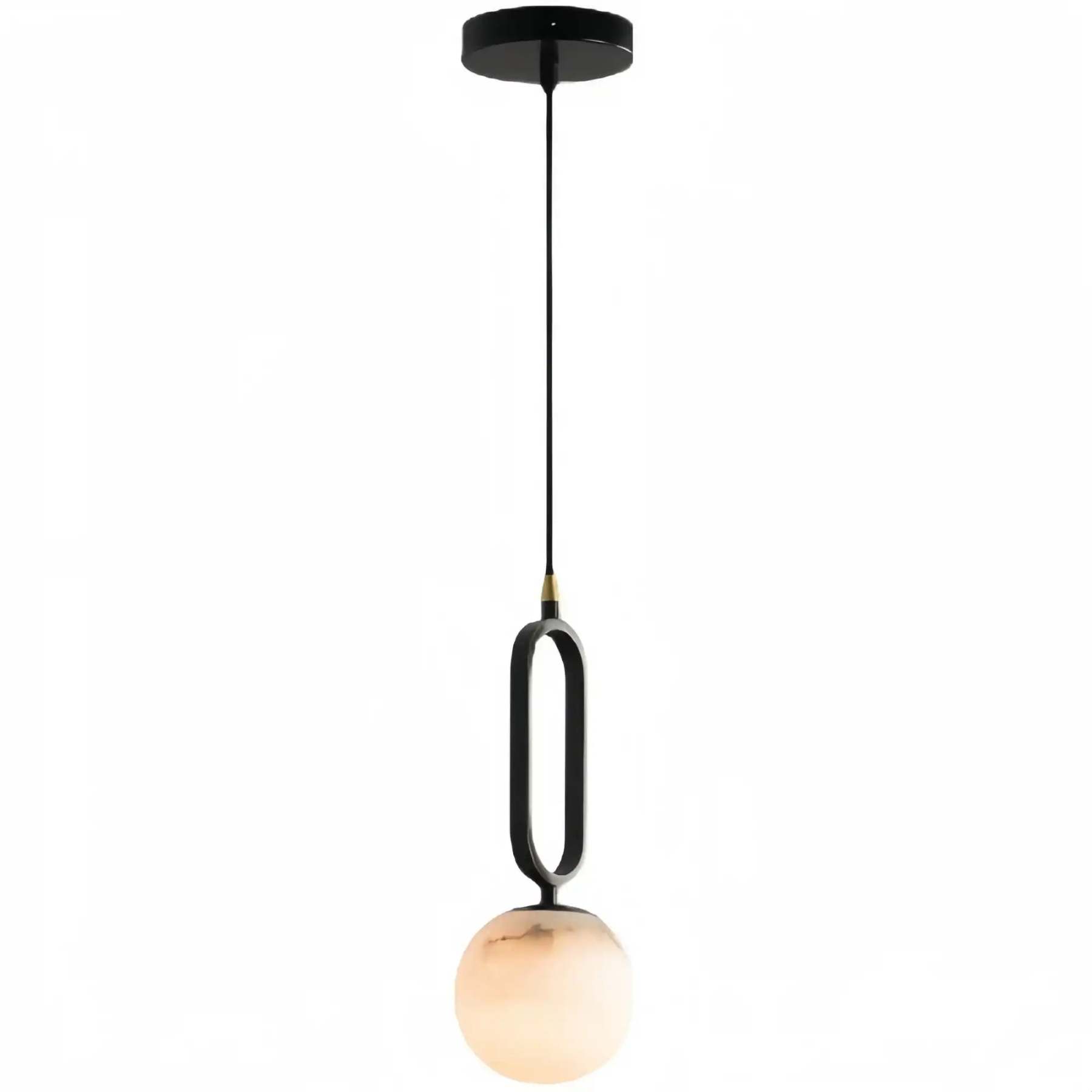 Alabaster Modern Pendant 6"-Pendant Light-winglightingus