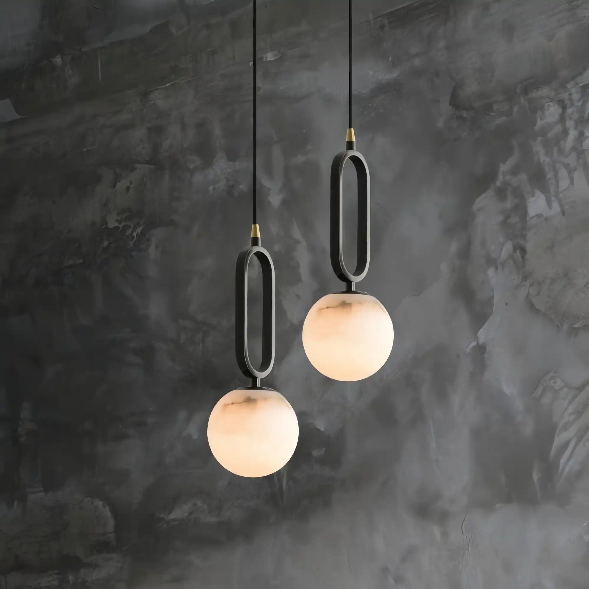 Alabaster Modern Pendant 6"-Pendant Light-winglightingus