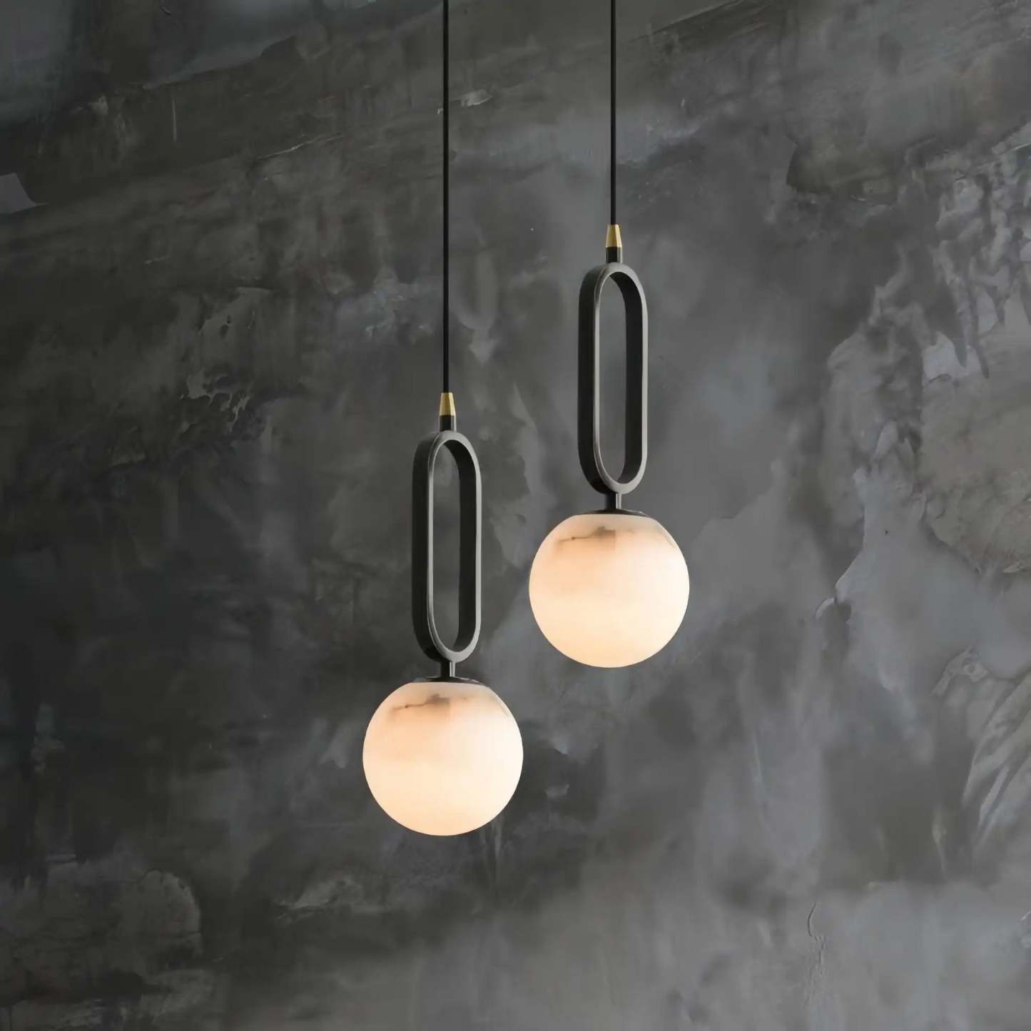 Alabaster Modern Pendant 6"-Pendant Light-winglightingus