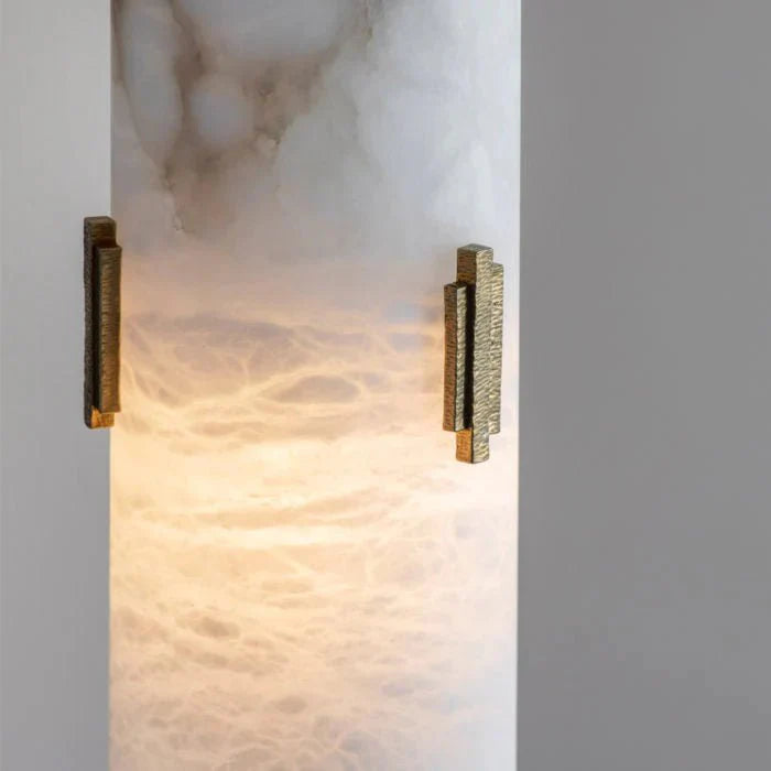 Alabaster Pendant Light with Deco - winglightingus