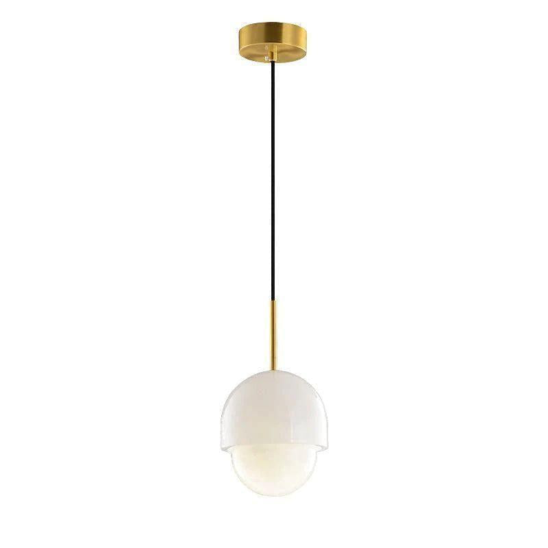 Alabaster Simple Bedside Pendant Light-Pendant for living room,Pendant for kitchen,Pendant for bathrooms,Pendant for bedrooms,Pendant for foyer,Pendant for stairways,Pendant for dining room-6"D-winglightingus
