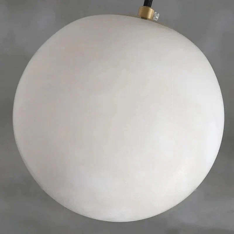 Alabaster Spherical Pendant Light - winglightingus