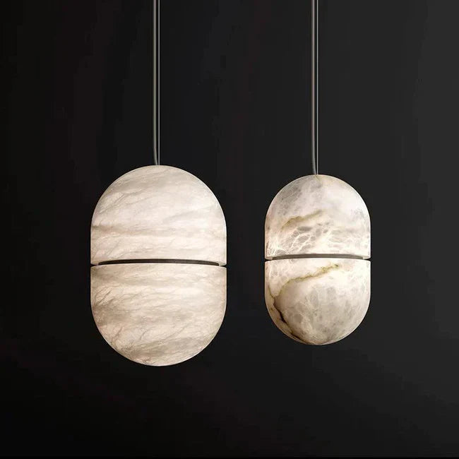 Alabaster Symmetry Pendant Light, Island Mini Pendant Light-winglightingus