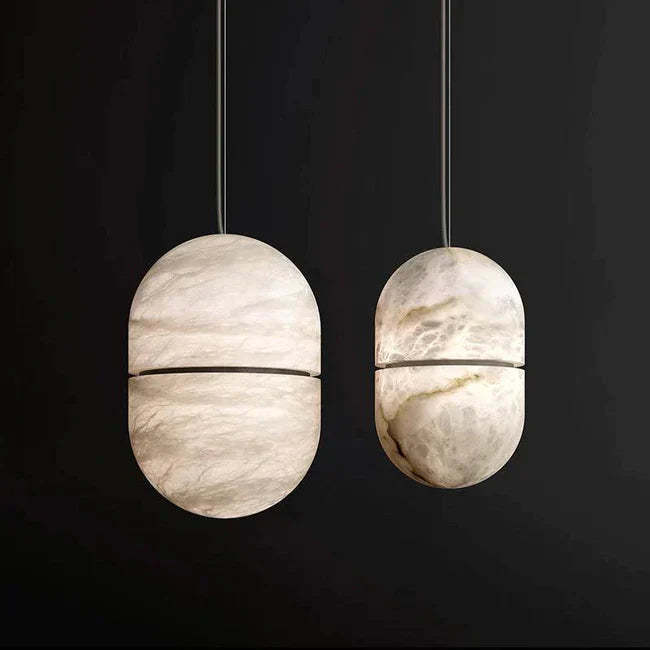 Alabaster Symmetry Pendant Light, Island Mini Pendant Light-winglightingus
