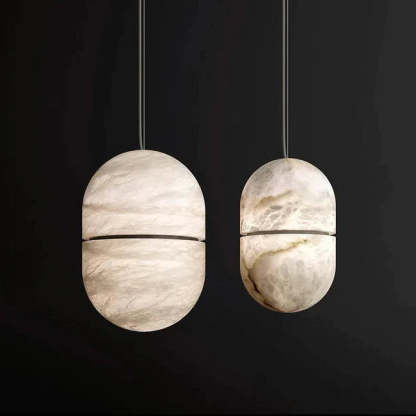 Alabaster Symmetry Pendant Light, Island Mini Pendant Light-winglightingus