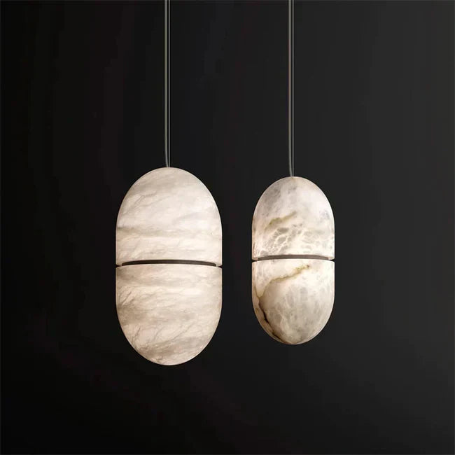 Alabaster Symmetry Pendant Light, Island Mini Pendant Light-winglightingus