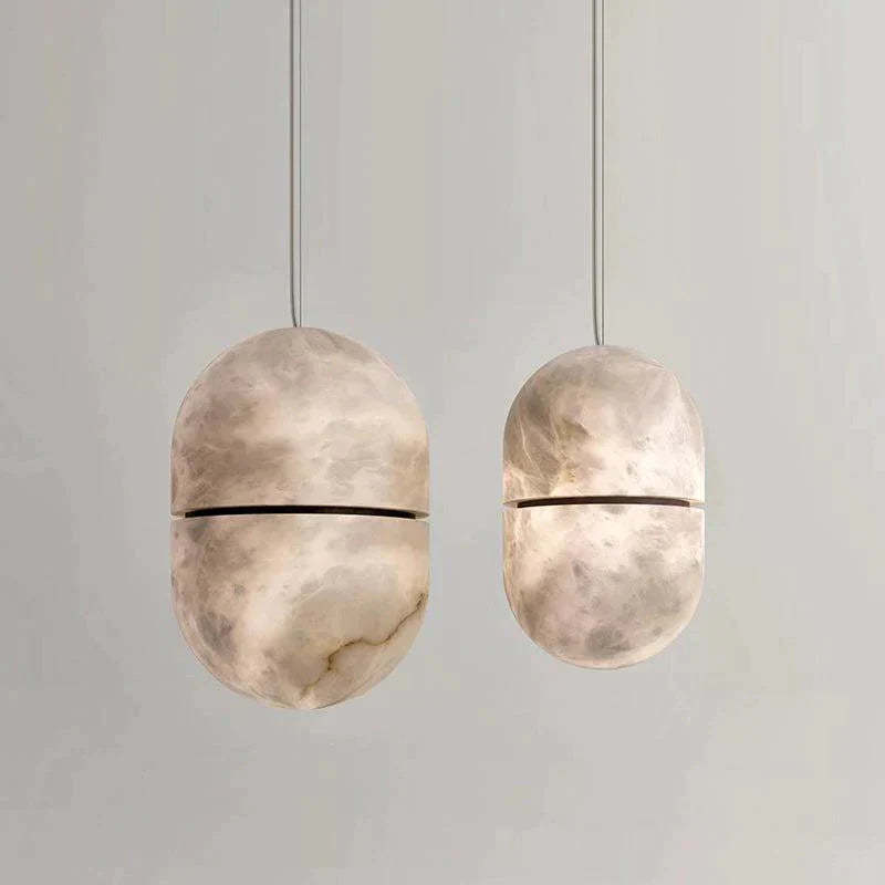 Alabaster Symmetry Pendant Light, Island Mini Pendant Light-winglightingus