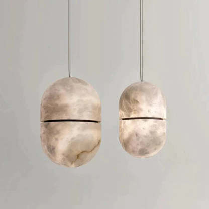 Alabaster Symmetry Pendant Light, Island Mini Pendant Light-winglightingus
