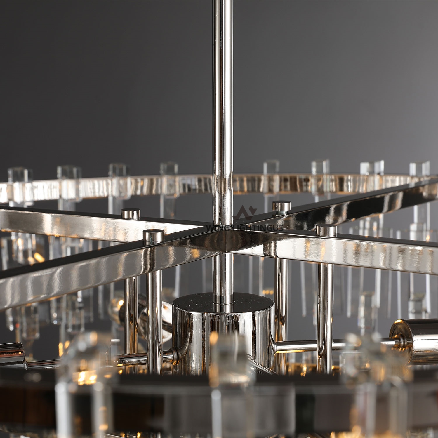 Miravon 2 Tier K9 Crystal Round Chandelier