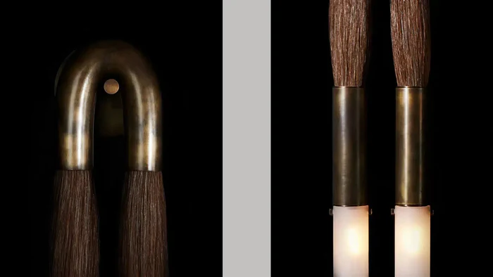 Horsehair Sconce