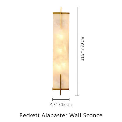 Beckett Alabaster Wall Sconce
