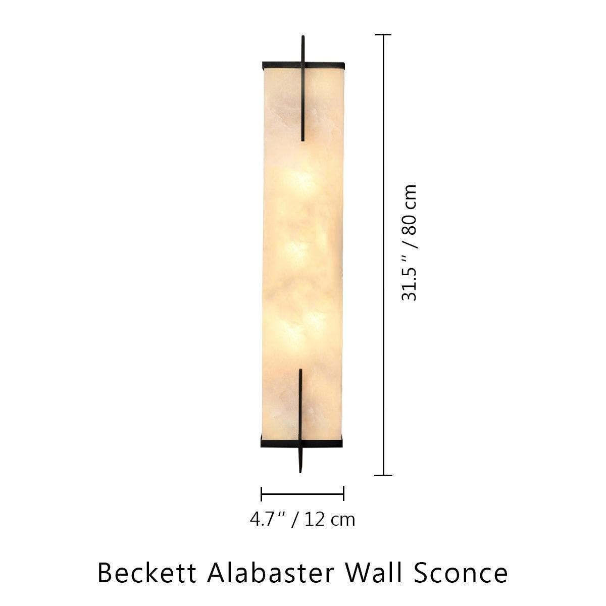 Beckett Alabaster Wall Sconce