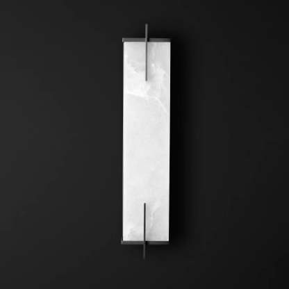 Beckett Alabaster Wall Sconce-NORMAL-winglightingus