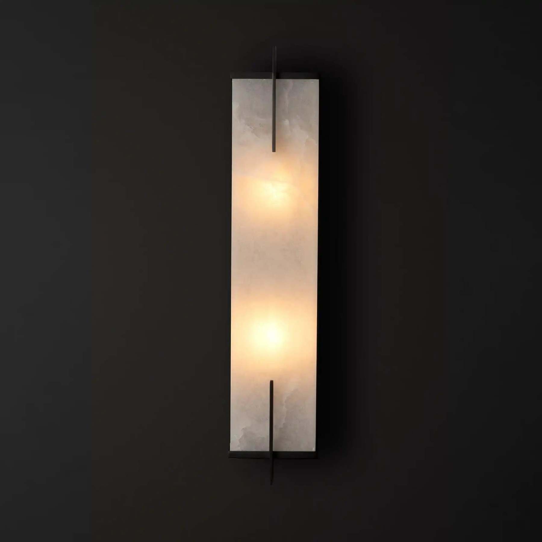Beckett Alabaster Wall Sconce-NORMAL-winglightingus