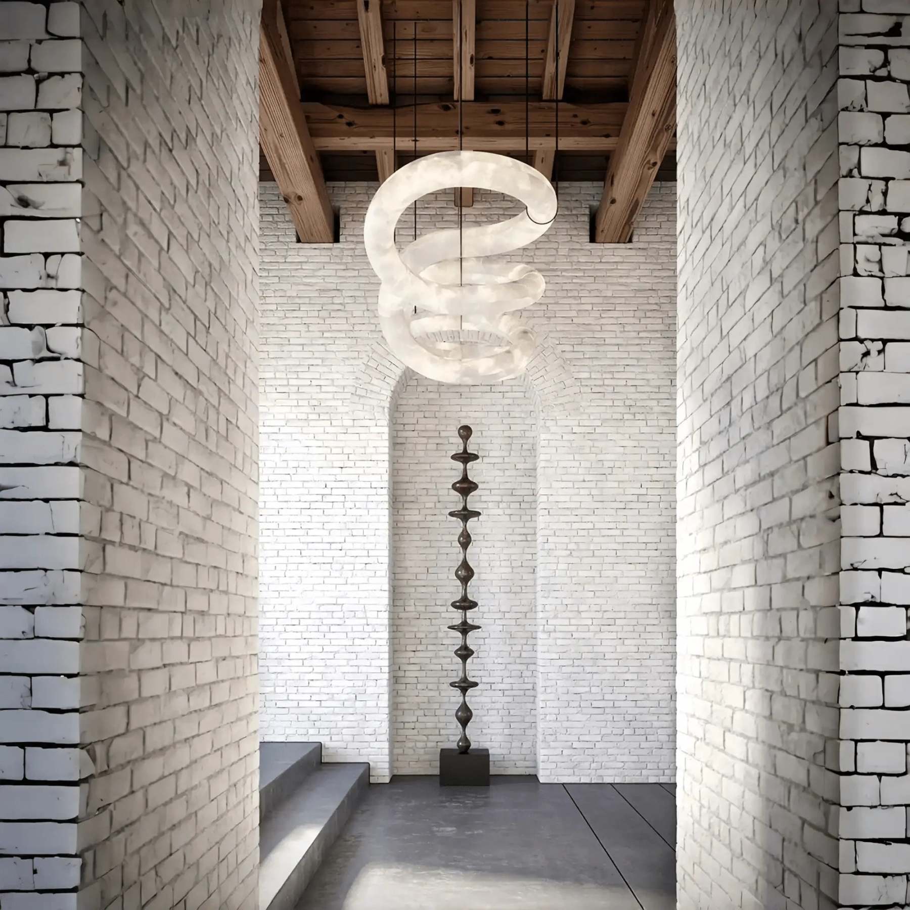 winglightingus Infinity Massive Alabaster Chandelier - winglightingus