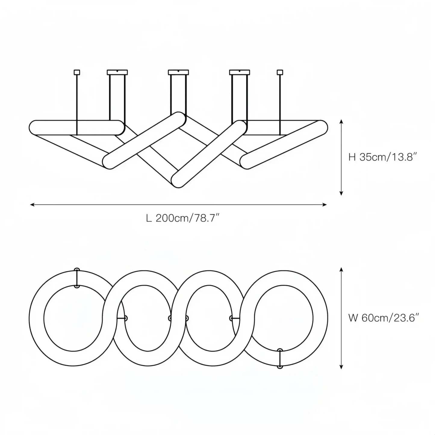 winglightingus Infinity Massive Alabaster Chandelier - winglightingus
