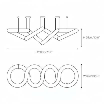 winglightingus Infinity Massive Alabaster Chandelier - winglightingus