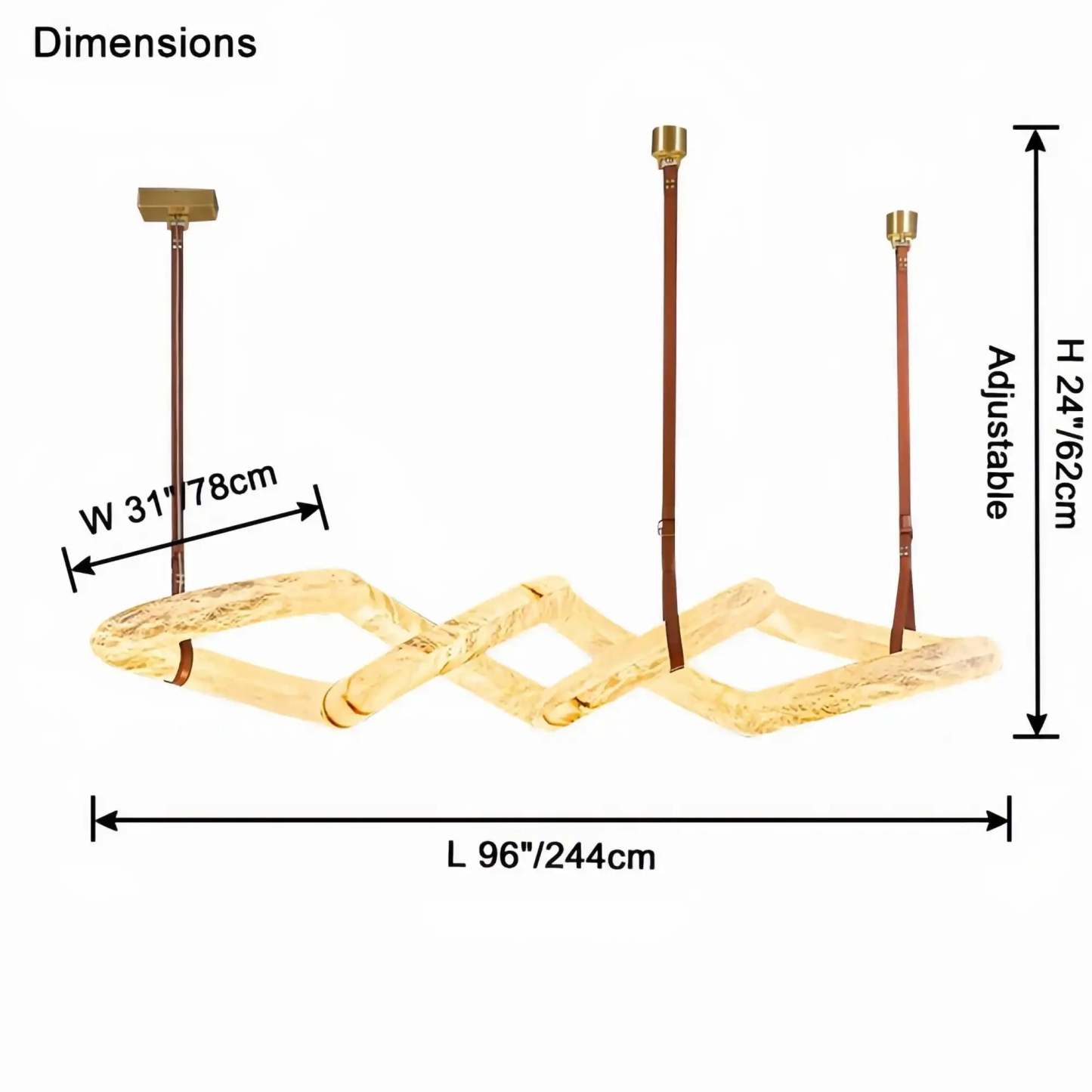 winglightingus Infinity Massive Alabaster Chandelier - winglightingus