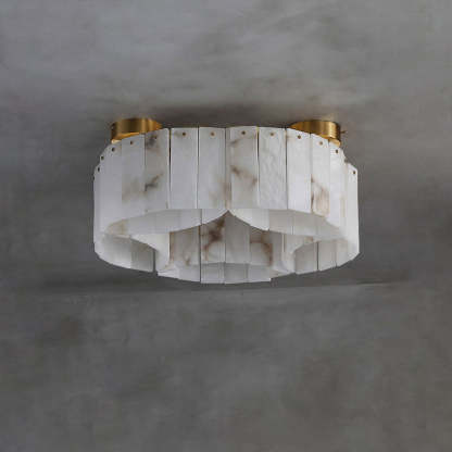 Contemporary Alabaster Flush Mount Ceiling Lamp Chandeliers Kevinstudiolives