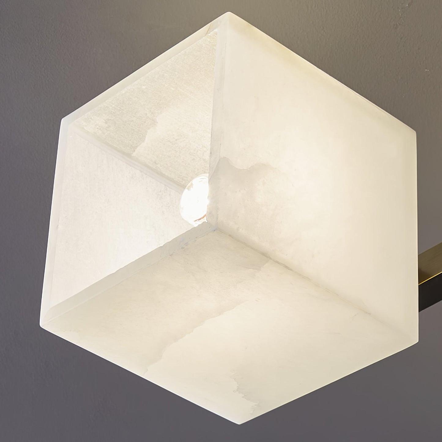 Cubist Alabaster Cluster Ceiling Lamp - by winglightingus