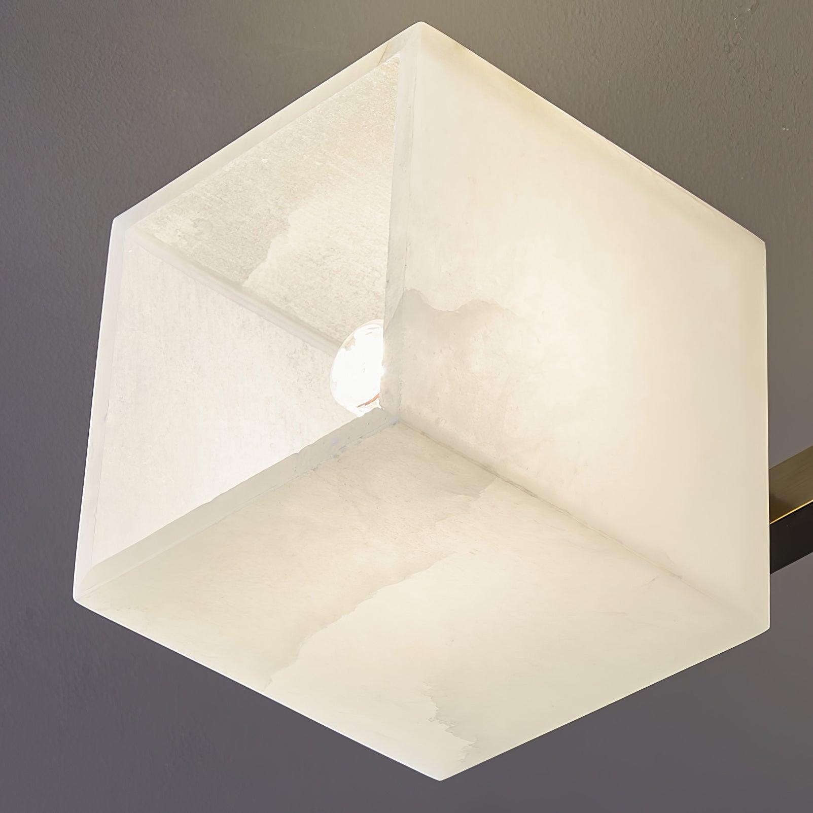 Cubist Alabaster Cluster Ceiling Lamp - by winglightingus