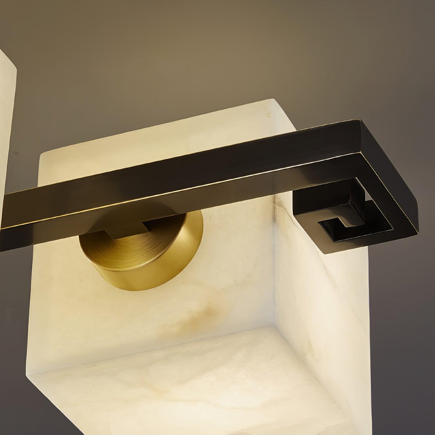 Cubist Alabaster Cluster Ceiling Lamp - by winglightingus