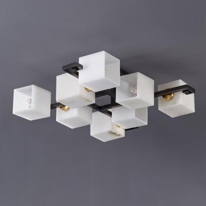 Cubist Alabaster Cluster Ceiling Lamp - by winglightingus