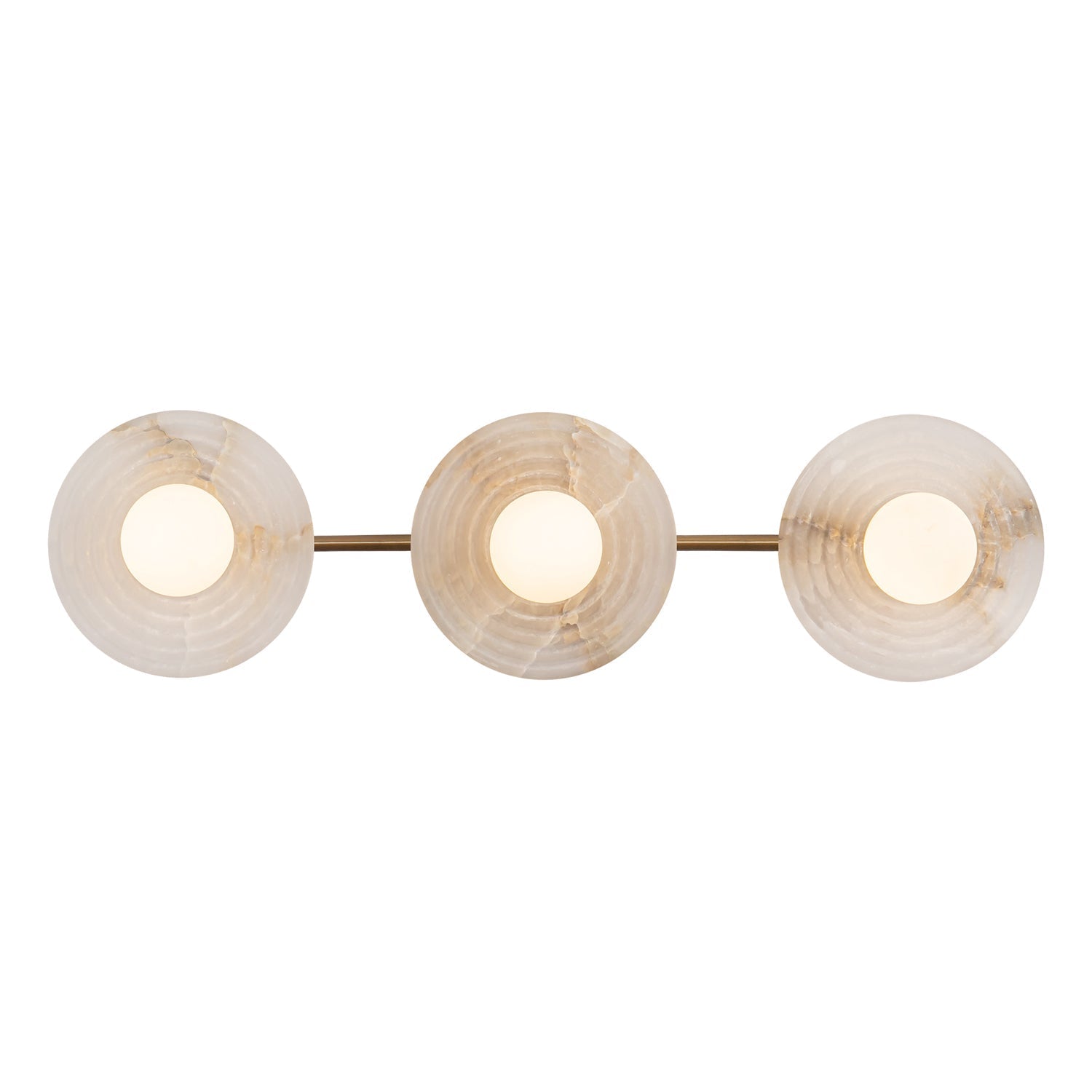 Dahlia Triple Alabaster Wall Sconce-winglightingus