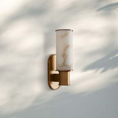 Harline Alabaster Wall Sconce-