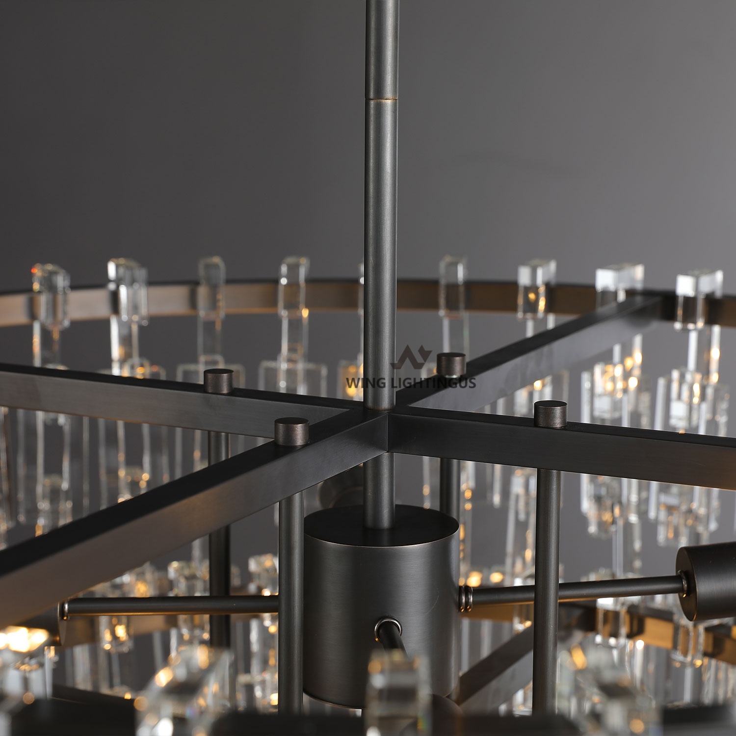 Miravon 2 Tier K9 Crystal Round Chandelier