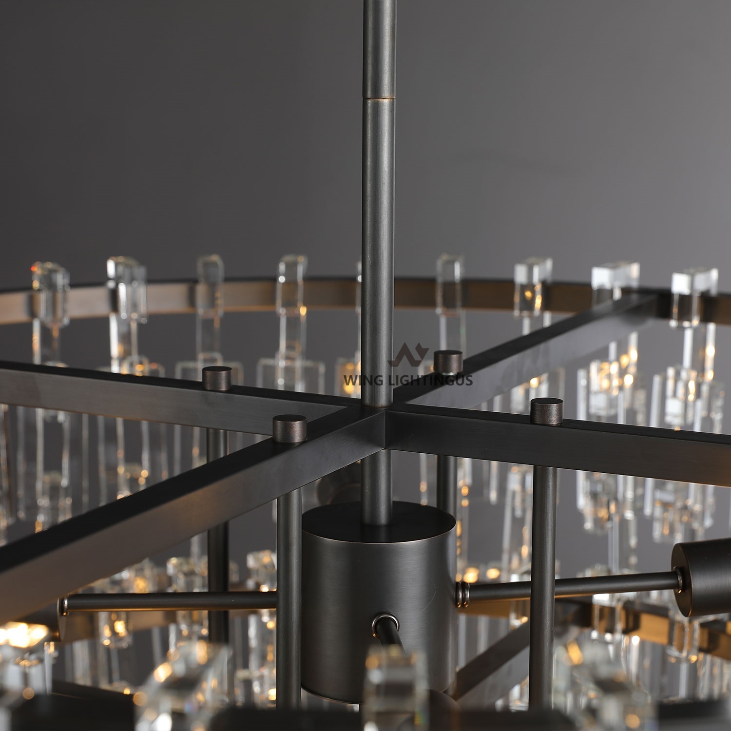 Miravon 2 Tier K9 Crystal Round Chandelier