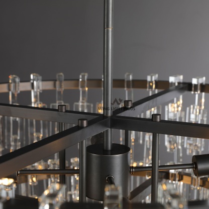 Miravon 2 Tier K9 Crystal Round Chandelier